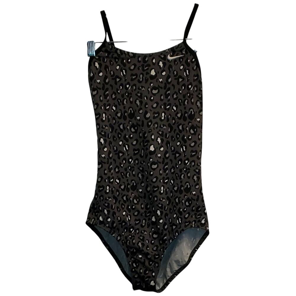 NIKE Youth Large One Piece Animal Print Swimming Suit Size Large